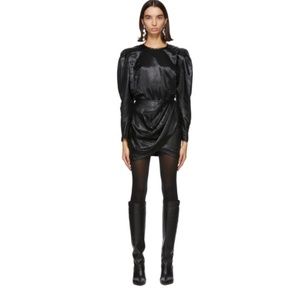NWT Isabel Marant Black Bagota Dress xs
